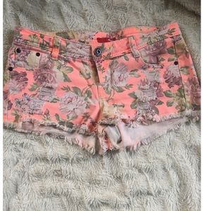 Floral print shorts
